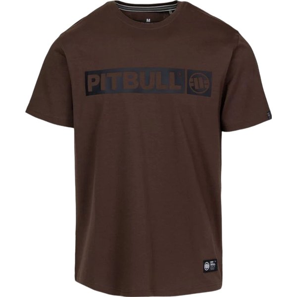 Koszulka męska Hilltop Pitbull West Coast - dark chocolate