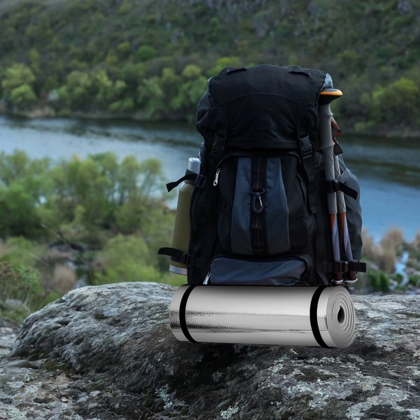 Karimata aluminiowa EVA 180x50x1cm Outtec - szara