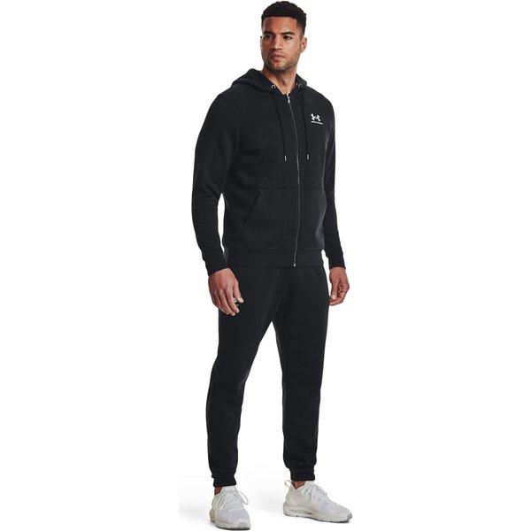 Bluza męska Essential Fleece FZ Hood Under Armour - czarny