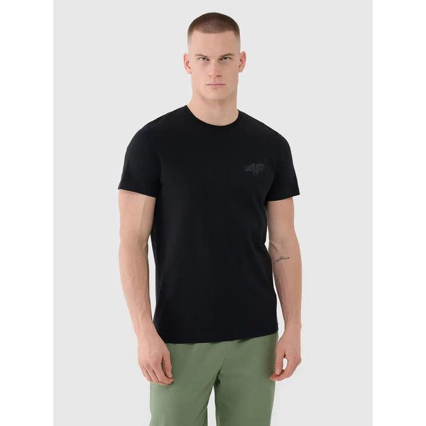 Koszulka męska TTSHM1974 4F - głęboka czerń