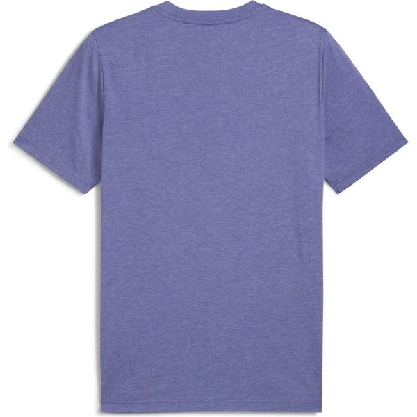 Koszulka męska Essentials No.1 Logo Heather Puma - Blue Crystal