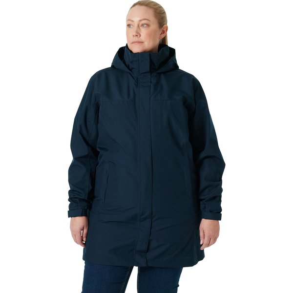 Płaszcz damski Aden Long Rain Helly Hansen - navy
