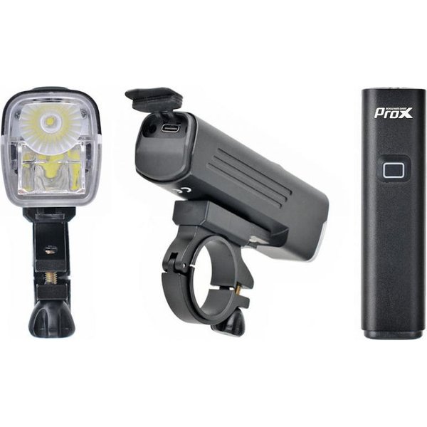 Lampa rowerowa przednia Kraz USB-C Powerbank Prox