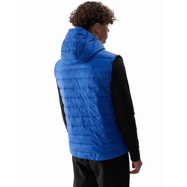 Kamizelka puchowa męska 4FWSS24TVJAM099 4F - kobalt
