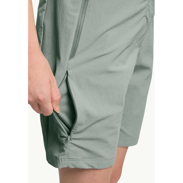 Spodenki trekkingowe damskie Hikeout Jack Wolfskin - slate green