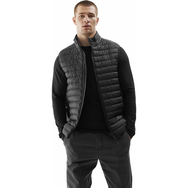 Kamizelka męska 4FAW23TVESM062 4F - głęboka czerń