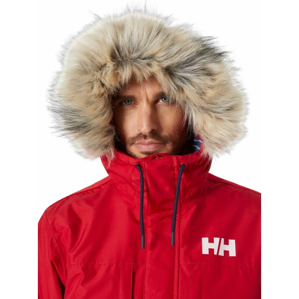 Kurtka męska Coastal 3.0 Parka Helly Hansen - czerwona