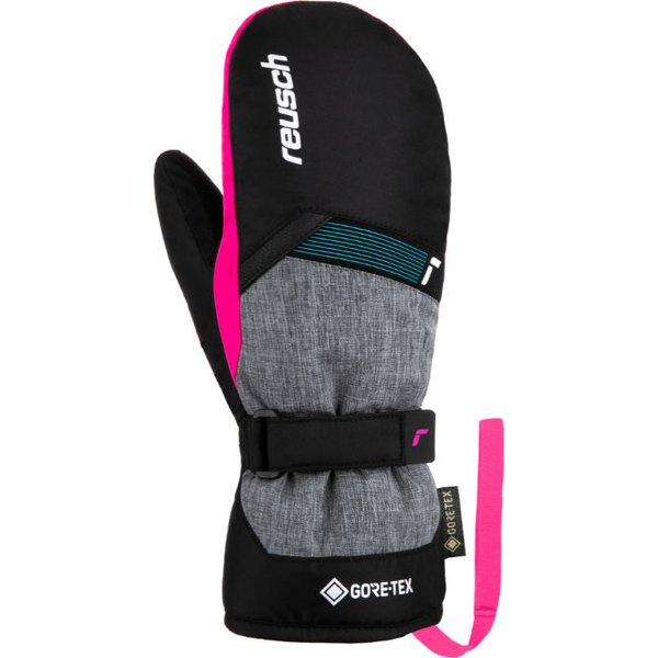 Rękawice narciarskie Flash Gore-Tex Junior Reusch - czarne/różowe/szare