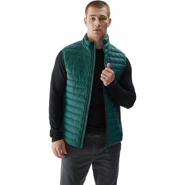 Kamizelka męska 4FAW23TVESM062 4F - zielony