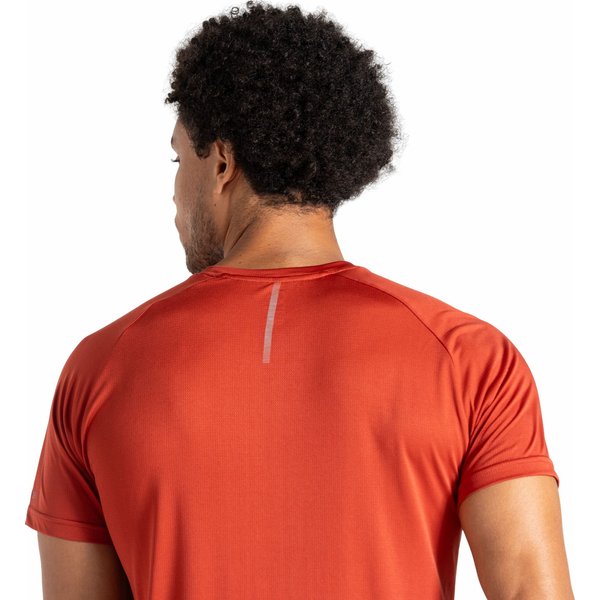Dare 2b Accelerate Tee – T-Shirt Uomo In Poliestere Riciclato, Asciugatura Rapida, Antibatterica E Con Dettagli Riflettenti
