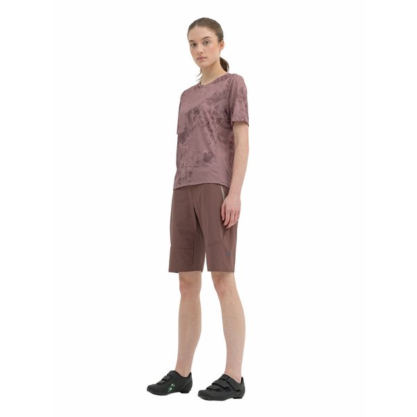 Spodenki rowerowe damskie 4FWSS24TFSHF541 4F - ciemny róż