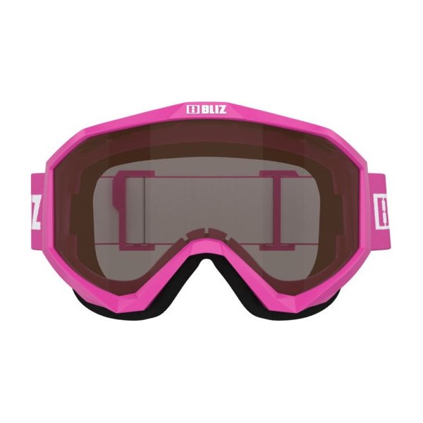 Gogle narciarskie Liner Bliz - pink/white logo
