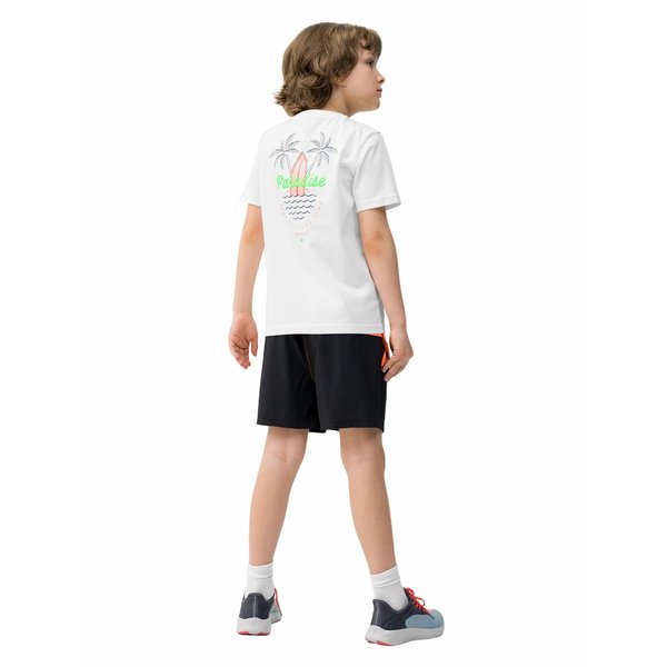 Spodenki kąpielowe chłopięce 4FJWSS24UBDSM069 4F - pomarańcz neon