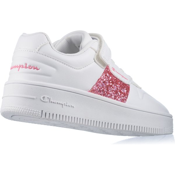 Buty Rebound Platform Sparkle Jr Champion - białe
