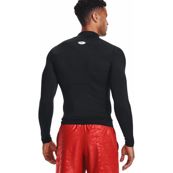 Longsleeve męski HeatGear Armour Comp Mock Under Armour - czarny