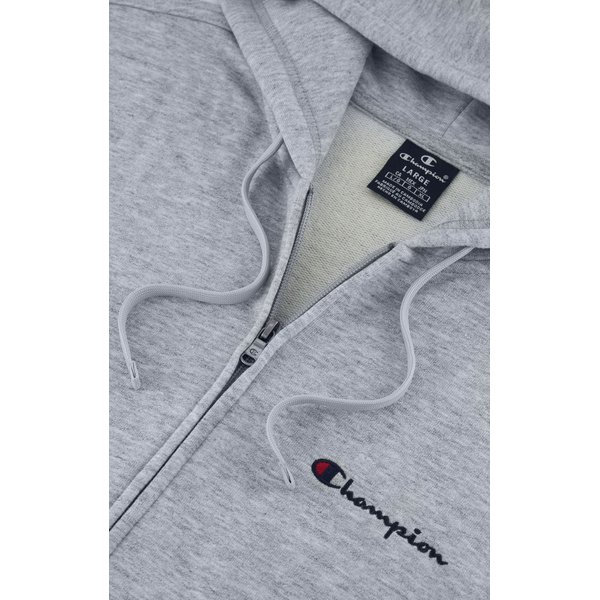 Bluza męska Full-Zip Small Script Logo Legacy Champion - szara