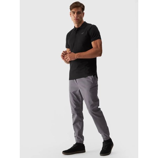 Spodnie dresowe męskie 4FWMM00TTROM0944 4F - szary