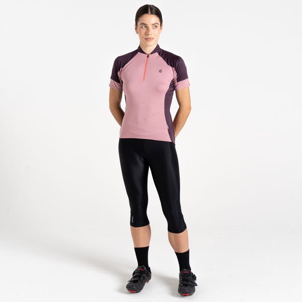 Koszulka rowerowa damska Flutter Jersey Dare2B - Lilas/DeepPlum