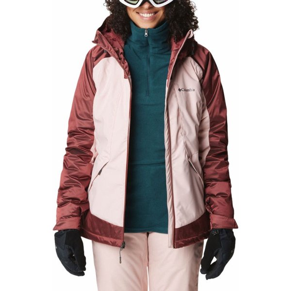 Kurtka narciarska damska Sweet Shredder II Insulated Columbia - Dusty Pink, Beetroot Sheen
