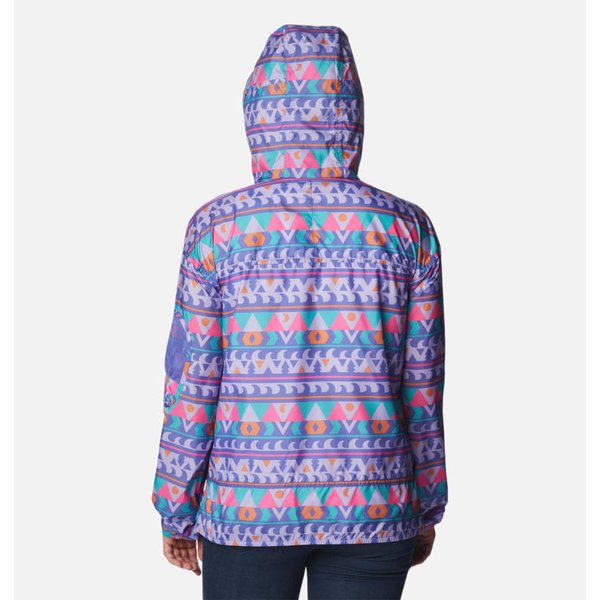 Kurtka damska Challenger Windbreaker Columbia - Purple Lotus Camp Blanket Print