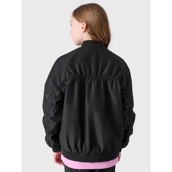 Kurtka dziewczęca TJACF184 4F - głęboka czerń