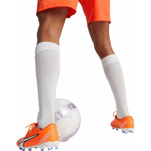 Buty piłkarskie, korki Ultra Play FG/AG Puma - pomarańczowe