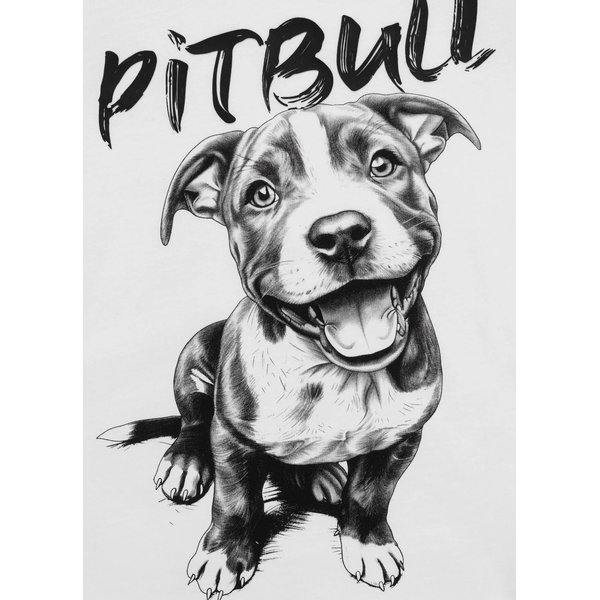 Koszulka damska Puppy 2 Pitbull West Coast - White