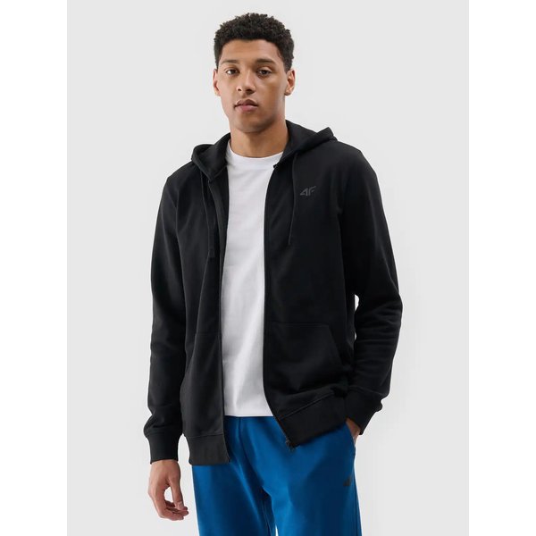 Bluza męska TSWSM1768 4F - głęboka czerń