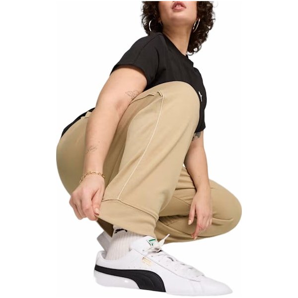 Spodnie dresowe damskie Her High-Waist Puma - Prairie Tan