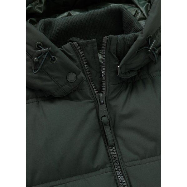 Kurtka męska Duncan Quilted Hooded Jacket Pitbull West Coast - Dark Olive