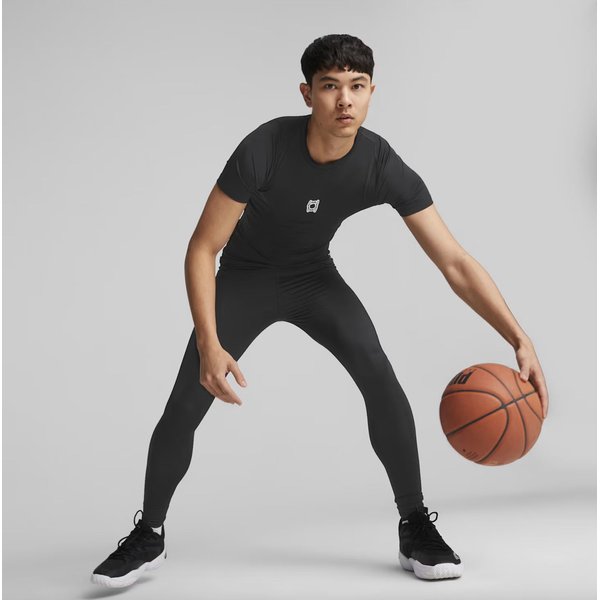 Koszulka męska Hoops Team SS Puma - black
