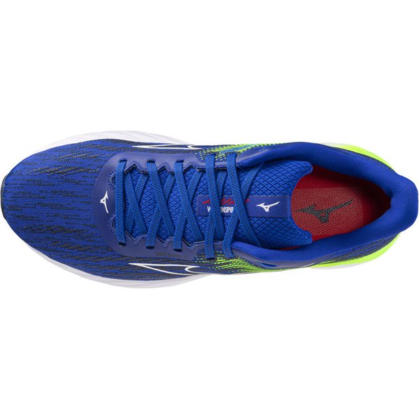 Buty do biegania Wave Inspire 21 Mizuno - Reflex Blue C/White/GreenGecko