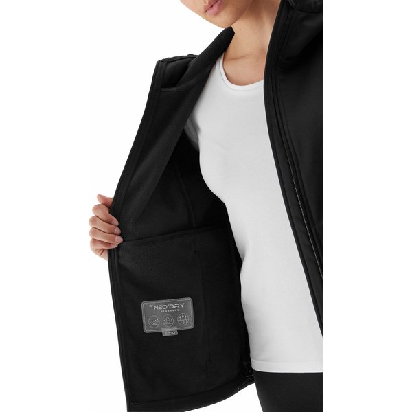 Softshell damski 4FAW23TSOFF178 4F - głęboka czerń