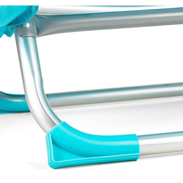 Krzesło plażowe z funkcją leżaka Sun Flex 2w1 Outtec - turkusowe
