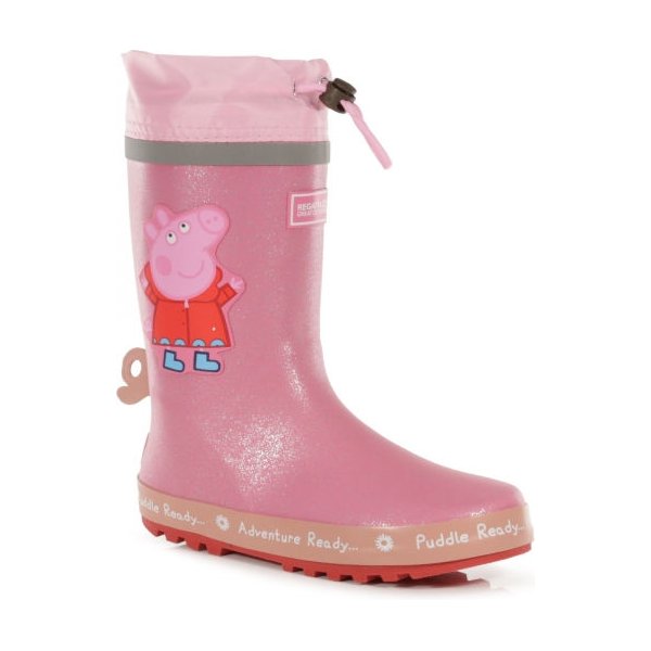 Kalosze Peppa Puddle Jr Regatta - różowe