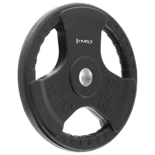 Talerz olimpijski ogumowany TOK25 25kg HMS