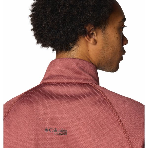 Polar męski Triple Canyon Grid Fleece FZ II Columbia - Spice Heather, Spicy