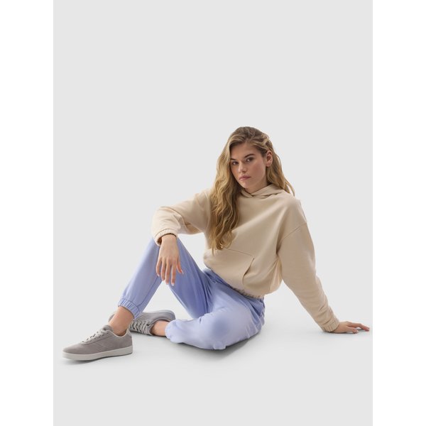 Bluza damska 4FWSS24TSWSF1057 4F - kremowy