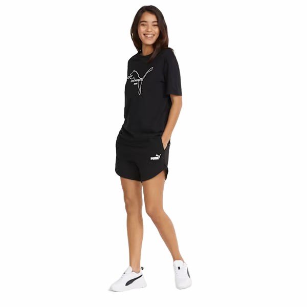 Spodenki damskie High Waist TR Puma - turkusowe