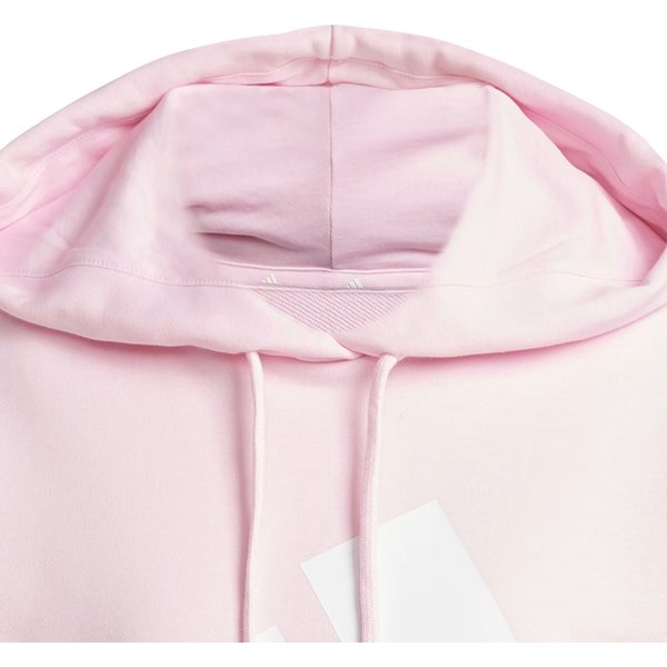 Bluza damska Essentials Big Loog French Terry Loose Adidas - Clear Pink/White