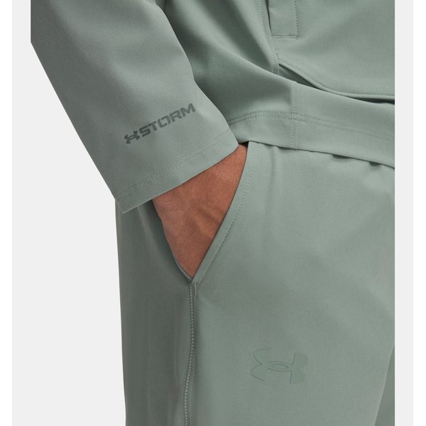 Kurtka męska Outrun The Storm Design Under Armour - Silica Green / High Vis Yellow