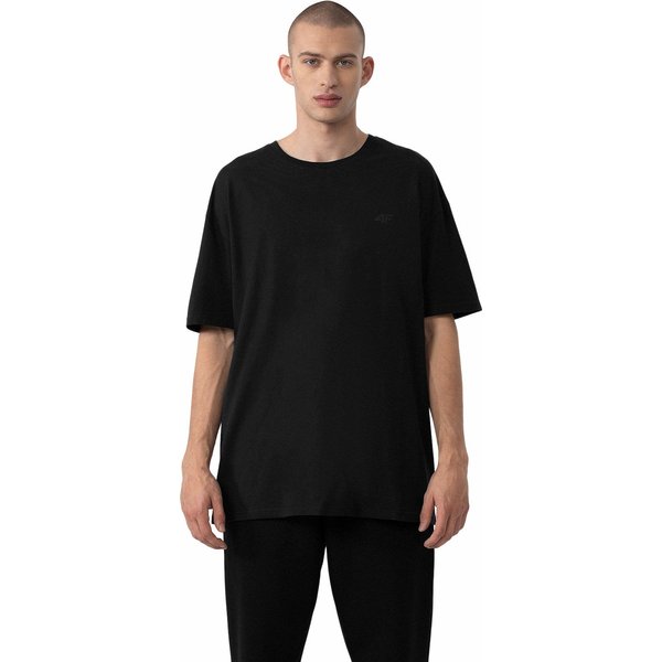 Koszulka unisex 4FAW23TTSHU0885 4F - głęboka czerń