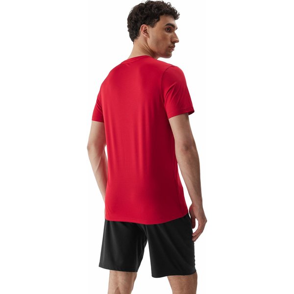 Koszulka męska 4FAW23TFTSM448 4F - czerwony