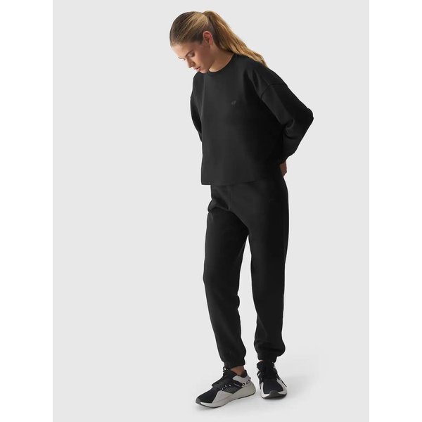 Bluza damska TSWSF1305 4F - głęboka czerń