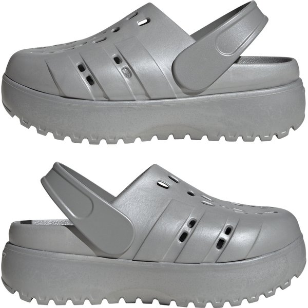Chodaki Adilette Clog Platform Wm's Adidas - silver