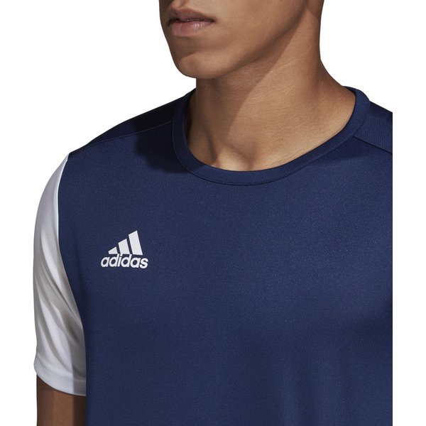 Koszulka juniorska Estro 19 Adidas - granatowy/biały