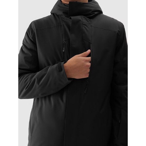 Kurtka narciarska męska TTJAM575 4F - głęboka czerń