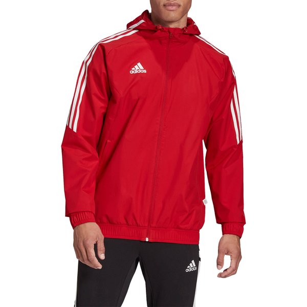 Kurtka męska All-Weather Condivo 22 Adidas - czerwony