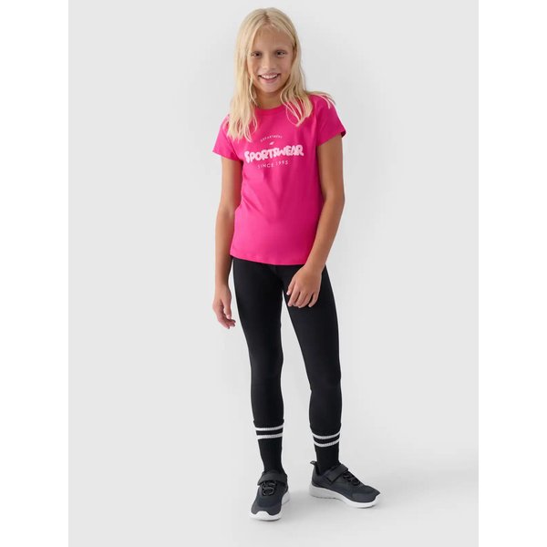 Koszulka dziewczęca TTSHF1543 4F - fuksja