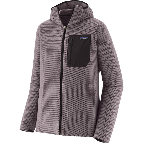 Polar męski R1 Air Full-Zip Hoody Patagonia - May Grey